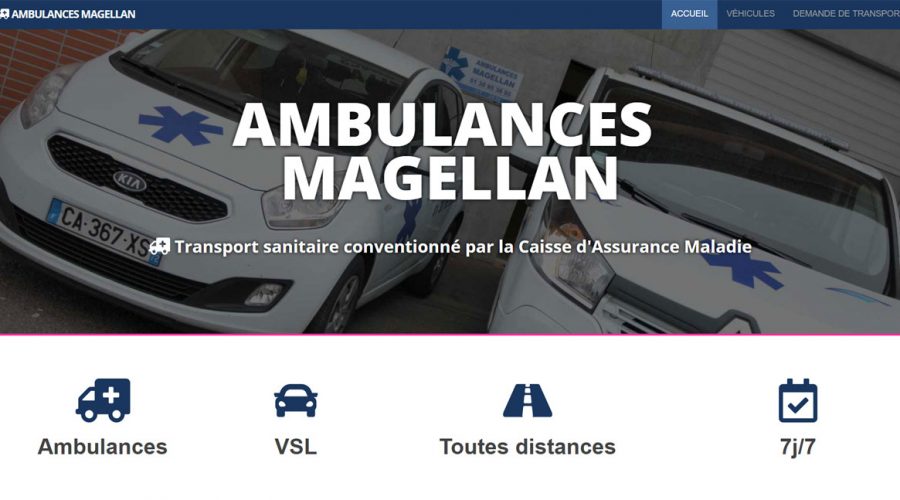 Web Design | Ambulances Magellan